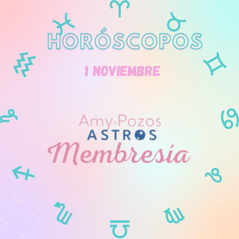 Horóscopos lunes 1 de noviembre 2021