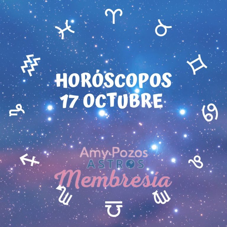 Horóscopos domingo 17 de octubre 2021