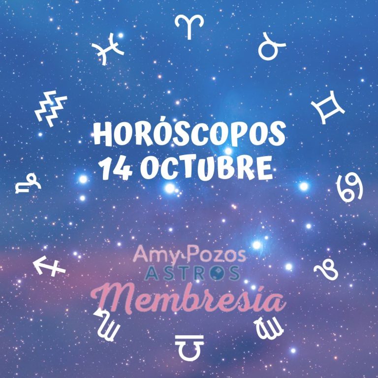 Horóscopos jueves 14 de octubre 2021