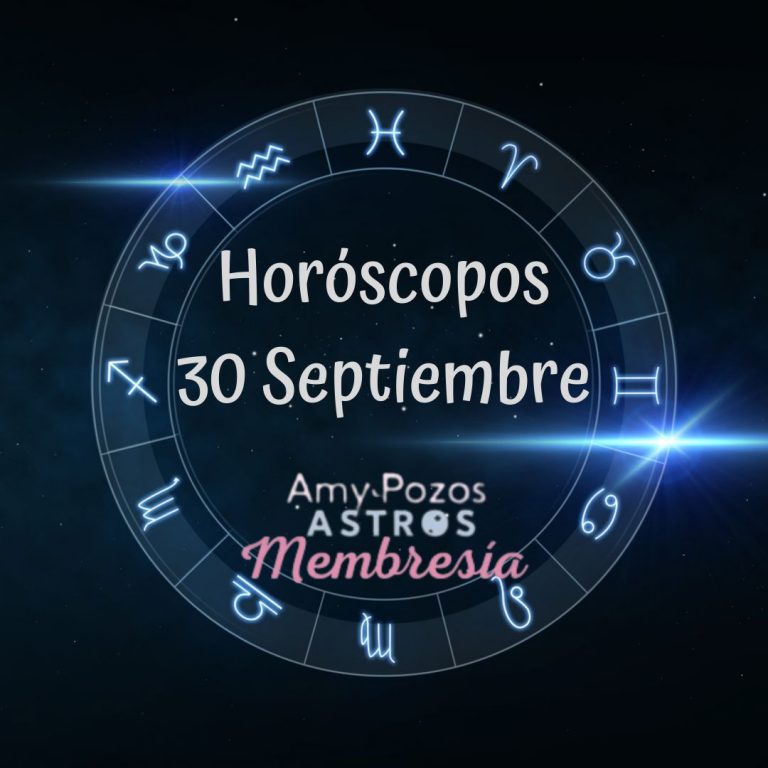 Horóscopos jueves 30 de septiembre 2021