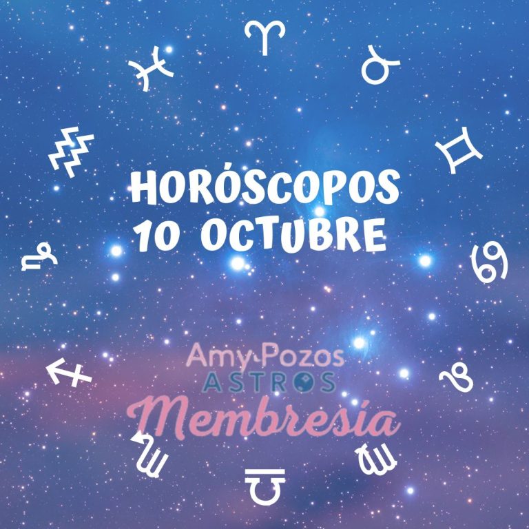 Horóscopos domingo 10 de octubre 2021